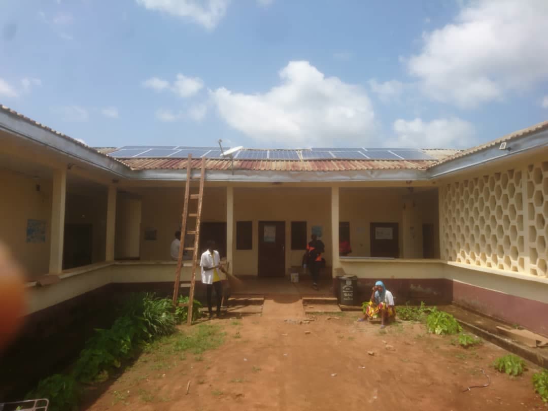 Solar power at the CSI of Beng-Beng, Ngambé-Tikar: site photo 1