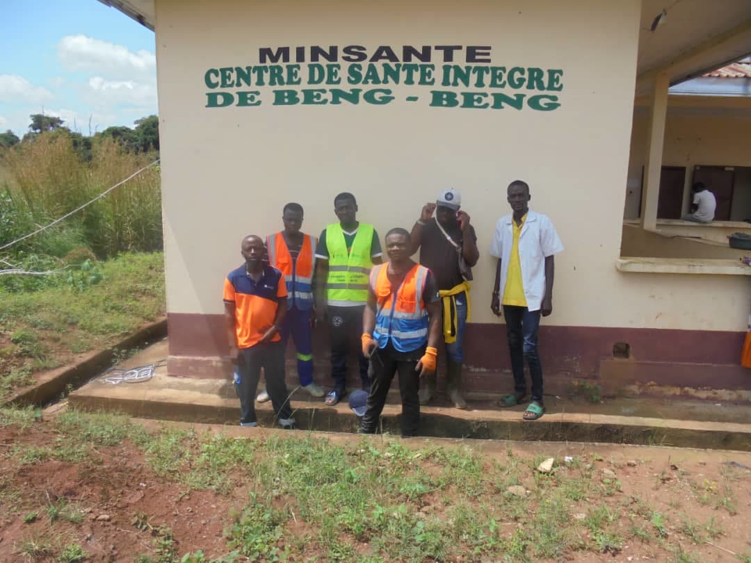 Solar power at the CSI of Beng-Beng, Ngambé-Tikar: site photo 4