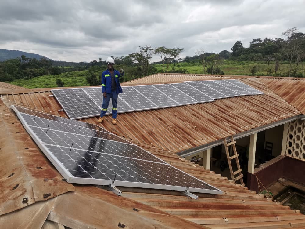 Solar power at the CSI of Gah, Ngambé-Tikar: site photo 2