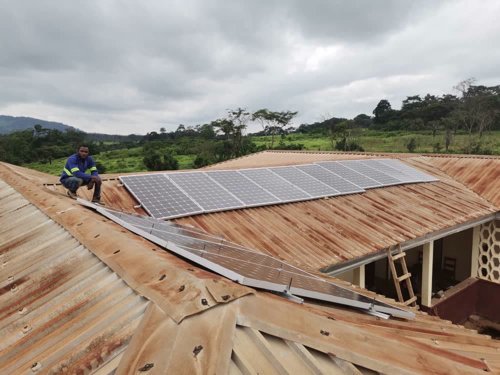 Solar power at the CSI of Gah, Ngambé-Tikar: site photo 4
