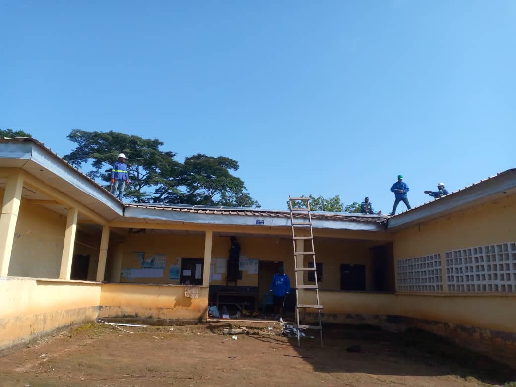 Solar power at the CSI of Kong, Ngambé-Tikar: site photo 1