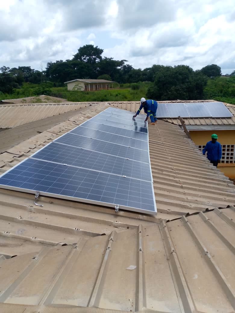 Solar power at the CSI of Kong, Ngambé-Tikar: site photo 2