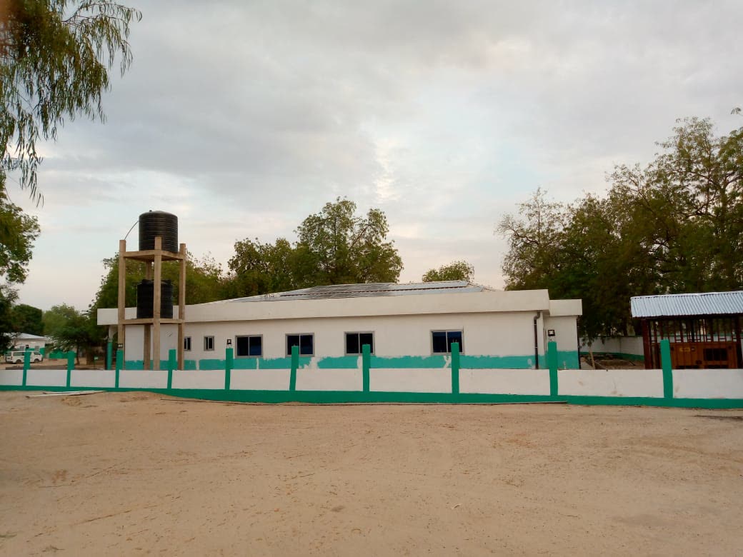 7.5 kVA solar system for the haemodialysis centre at Kousséri Regional Hospital: site photo 1