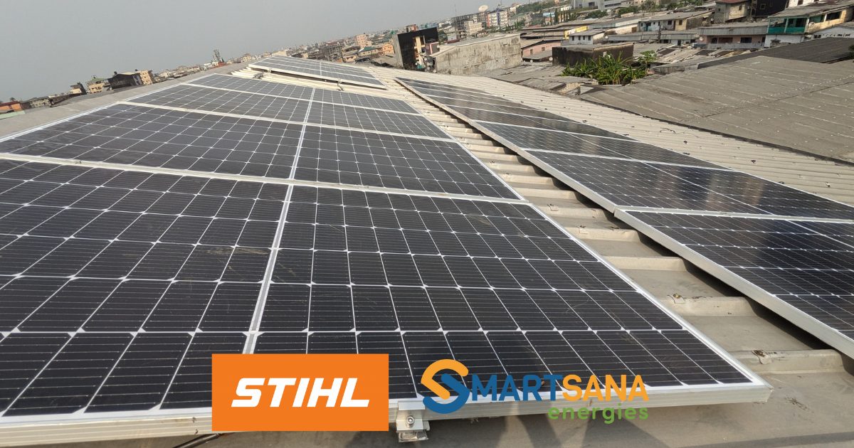 3-Phase 30KVA Hybrid Solar Power System for STIHL Central Africa